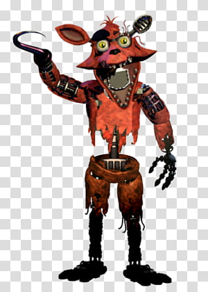 Withered foxy v transparent background PNG clipart