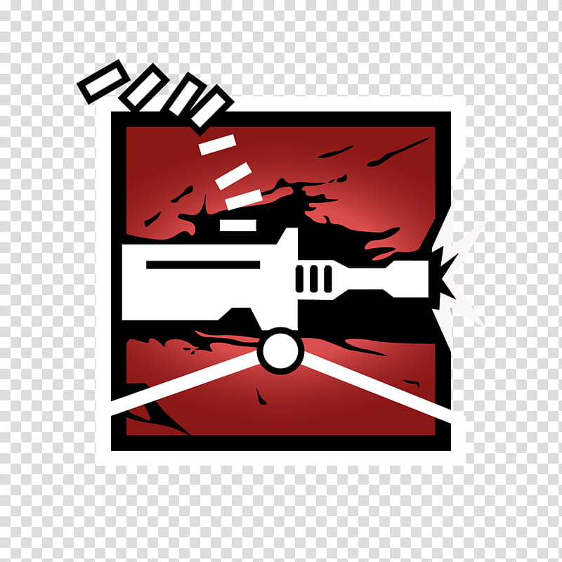 Rainbow Line, Tom Clancys Rainbow Six Siege, Tachanka, Video Games, Shooter Game, Engine, Red, Logo transparent background PNG clipart