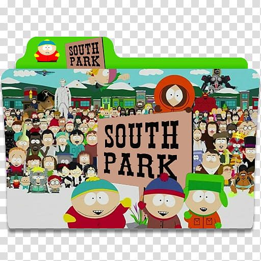 South Park Folder Icons, South Park S transparent background PNG clipart