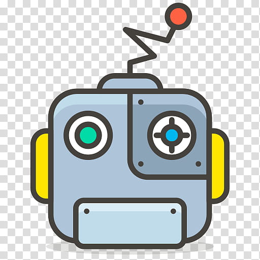 Robot, Smiley, Drawing, Cartoon, Line, Technology, Rolling, Vehicle transparent background PNG clipart