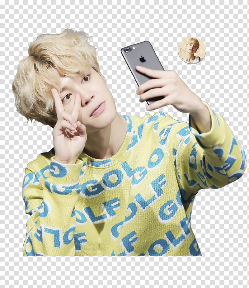 Park Jimin GOLF sweater fansign HQs transparent background PNG clipart