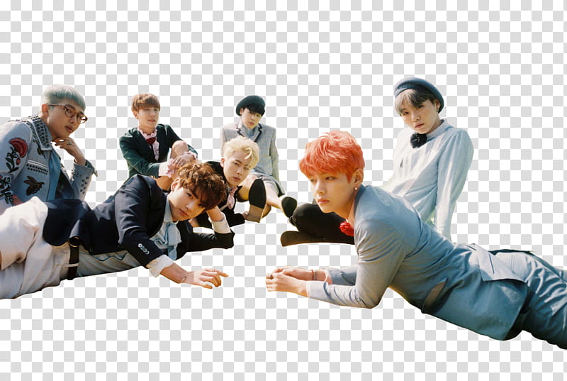 BTS FOREVER YOUNG CONCEPT S DAY VER, group of men taking selfie transparent background PNG clipart