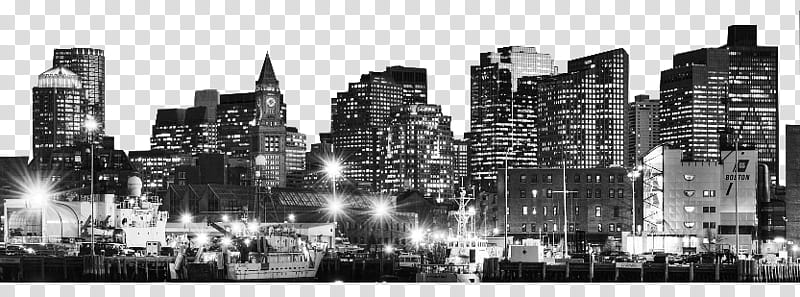 PART Material, grayscale of city buildings transparent background PNG clipart