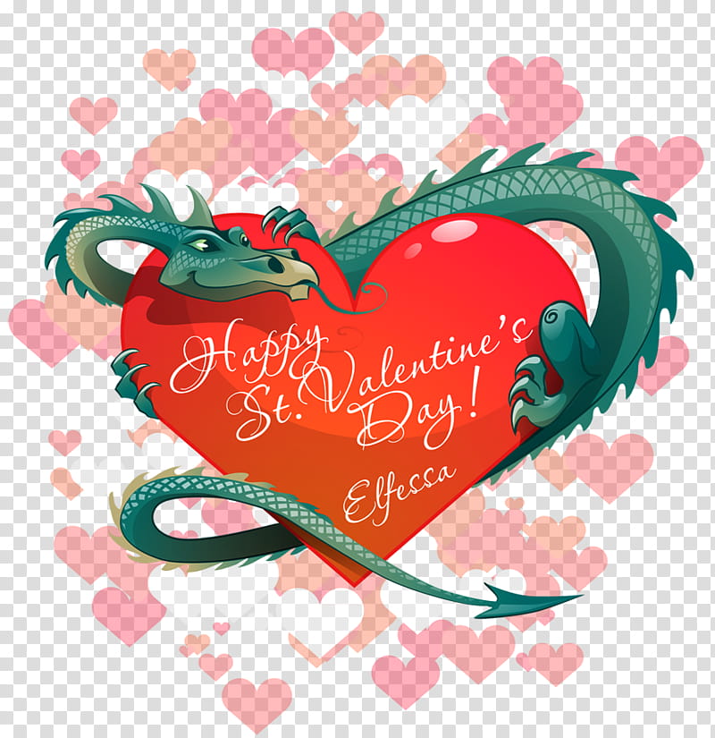 Love Background Heart, Valentines Day, Dragon, Dragon Day, Dragon City, Holiday, Romance, Text transparent background PNG clipart
