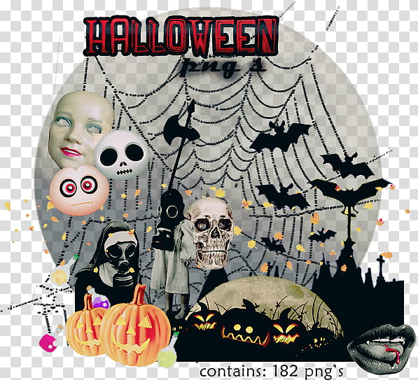 + Halloween &#;s ||, Halloween decor screenshot transparent background PNG clipart