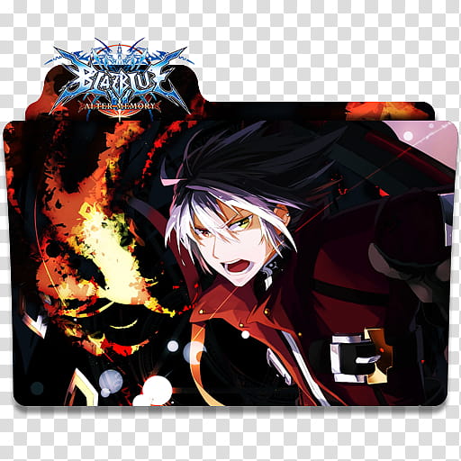 Anime Icon , BlazBlue anime folder illustration transparent background PNG clipart