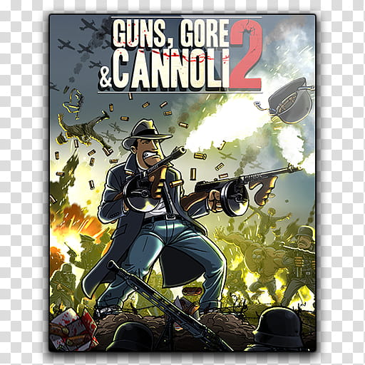 Icon Guns Gore and Cannoli  transparent background PNG clipart
