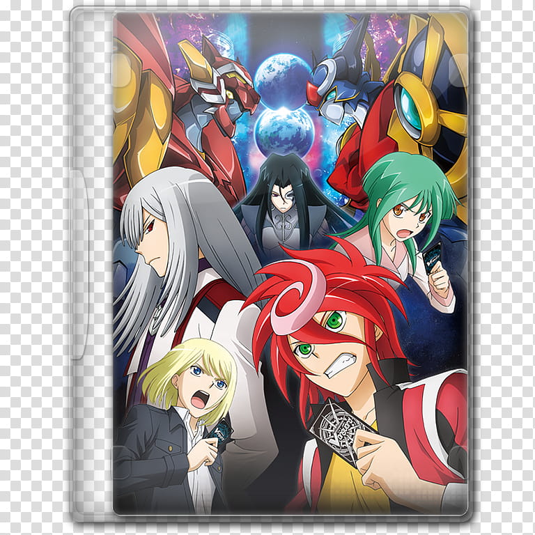 Anime  Spring Season Icon , Cardfight!! Vanguard G; Stride Gate-hen, Cardfight!! Vanguard G: Stride Gate DVD case transparent background PNG clipart