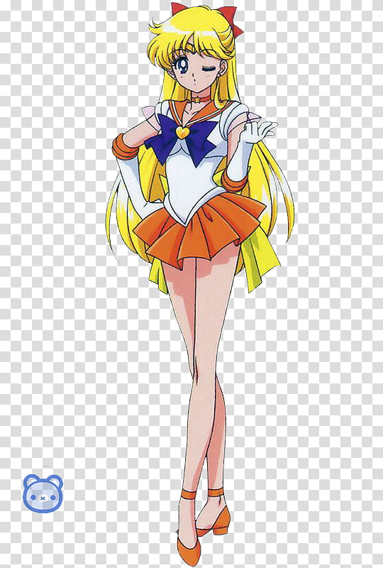 Sailor Venus transparent background PNG clipart