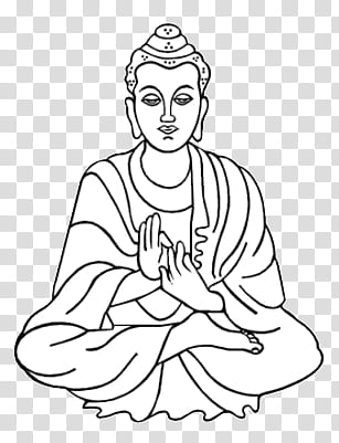 Doodles and Drawing , Gautama Buddha illustration transparent background PNG clipart