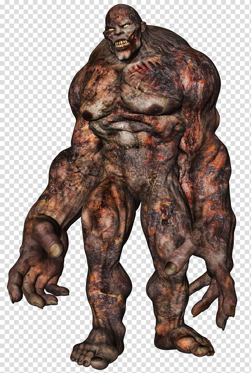 Monster , man brown artwork transparent background PNG clipart