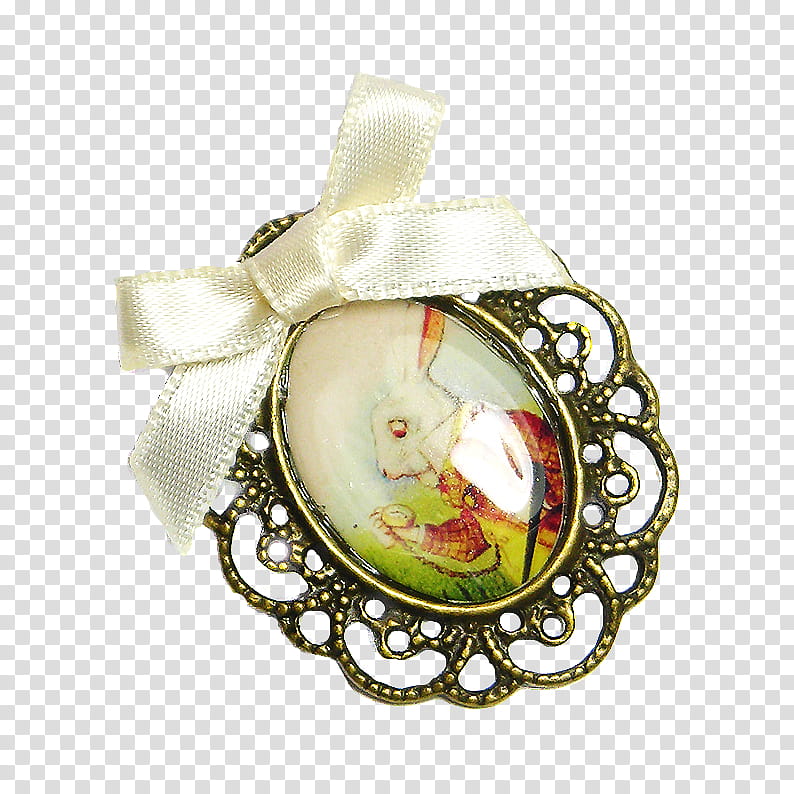 Vintage Bunny Jewelry s, rabbit cameo pendant transparent background PNG clipart