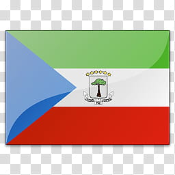 countries icons s., flag equatorial guinea transparent background PNG clipart