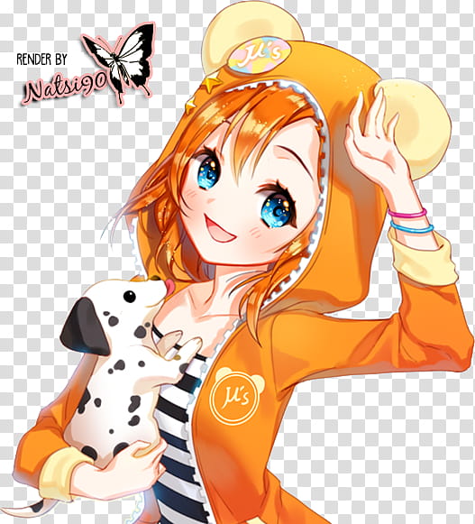 Orange Anime Girl Picture #131068256 | Blingee.com