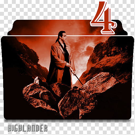 Highlander series and season folder icons, Highlander S ( transparent background PNG clipart