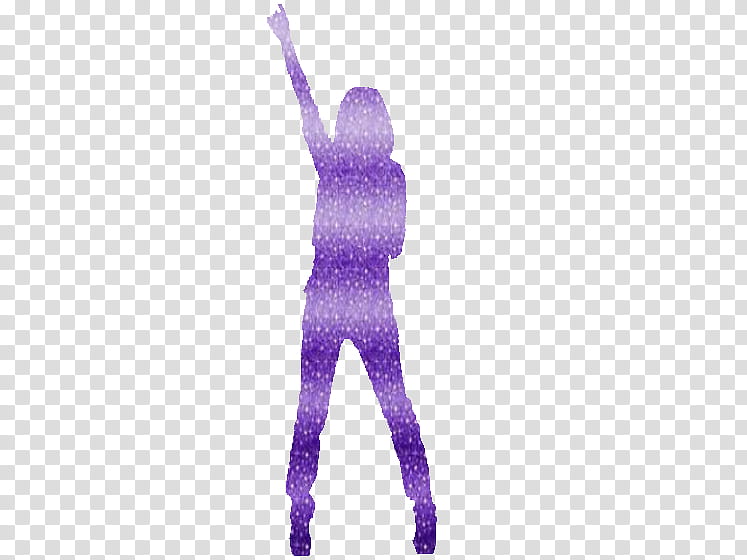 Silueta de Selena Gomez Violeta transparent background PNG clipart