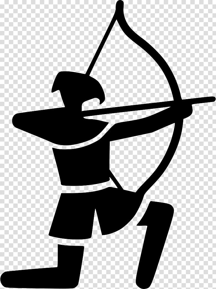Bow And Arrow, Archery, Middle Ages, Shooting, Solid Swinghit, Coloring Book transparent background PNG clipart