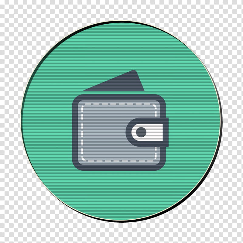 cash icon finance icon money icon, Wallet Icon, Green, Circle, Technology, Line, Symbol transparent background PNG clipart