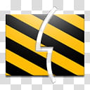 Magic Finder, yellow and black striped logo transparent background PNG clipart