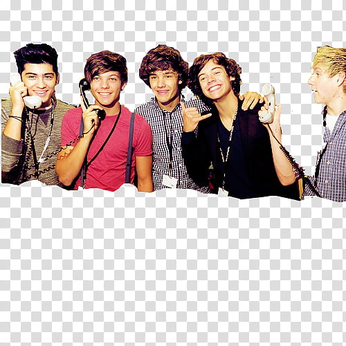 One Direction boy band members transparent background PNG clipart