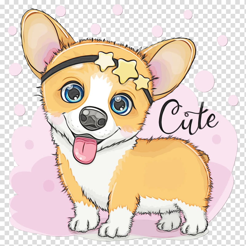 dog welsh corgi pembroke welsh corgi cartoon chihuahua, Watercolor, Paint, Wet Ink, Puppy transparent background PNG clipart