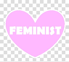 Watch, feminist text on heart transparent background PNG clipart