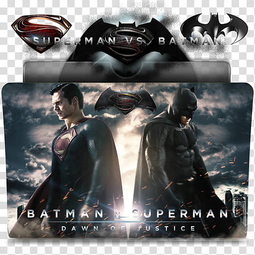 Movies Folders , Batman Vs. Superman. Dawn Of Justice transparent background PNG clipart