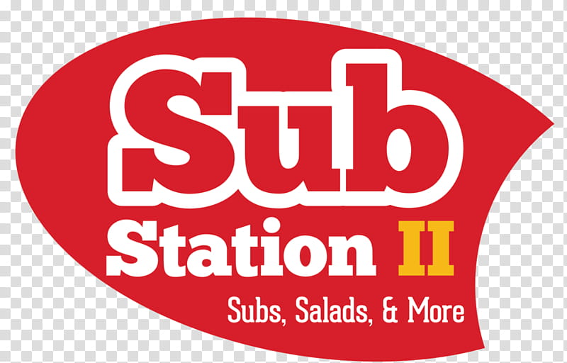 Restaurant Logo, Sub Station Ii, Food, Submarine Sandwich, South Carolina, Text, Line, Area transparent background PNG clipart