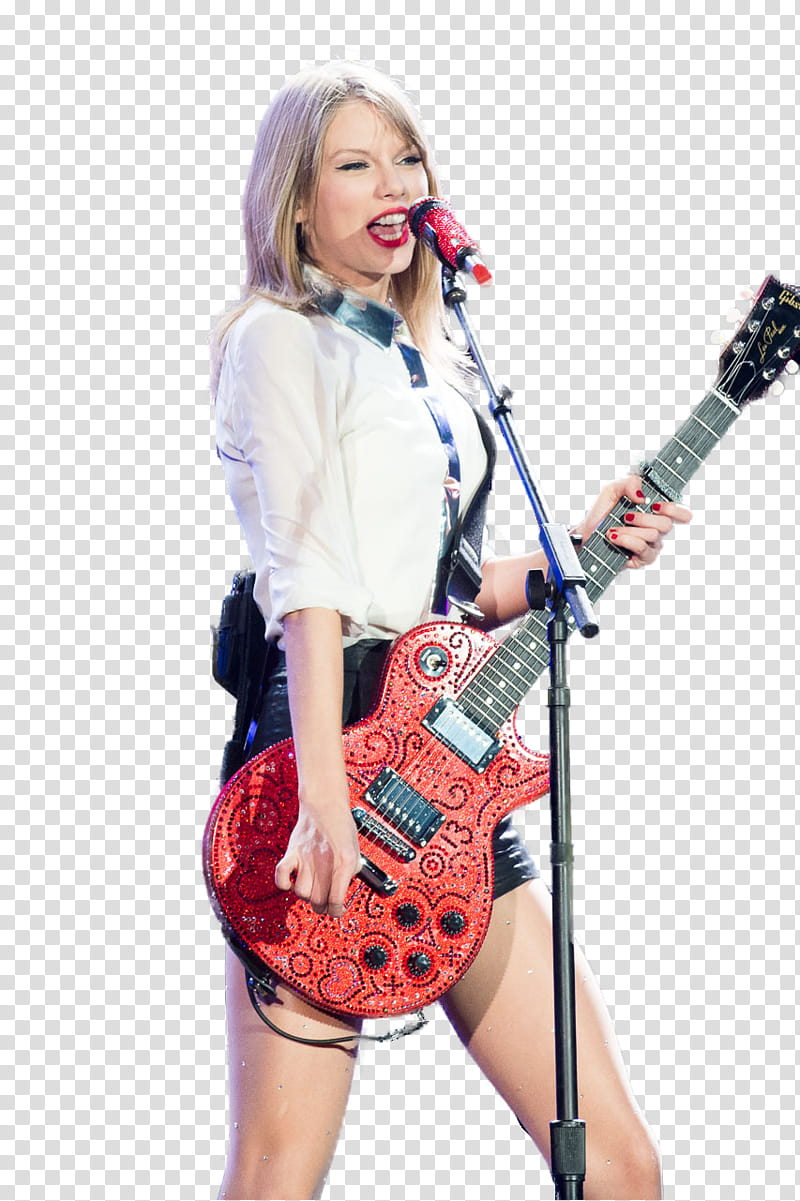 Taylor Swift, woman playing guitar transparent background PNG clipart