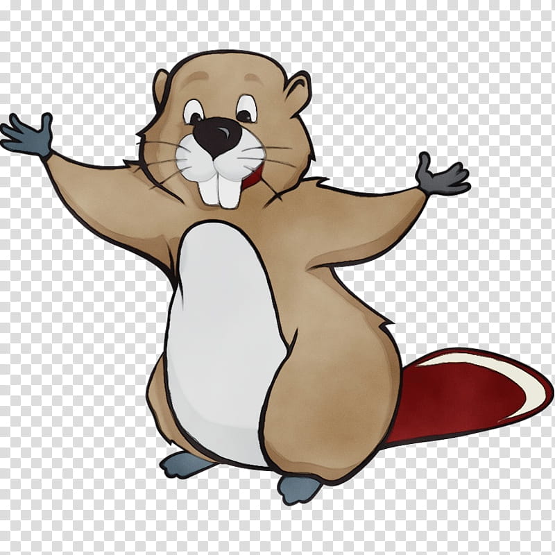 Beaver, Watercolor, Paint, Wet Ink, Cartoon, Drawing, , Royaltyfree transparent background PNG clipart