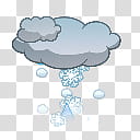 WSI Weather Icons As Seen on TV, Wintry Mix transparent background PNG clipart
