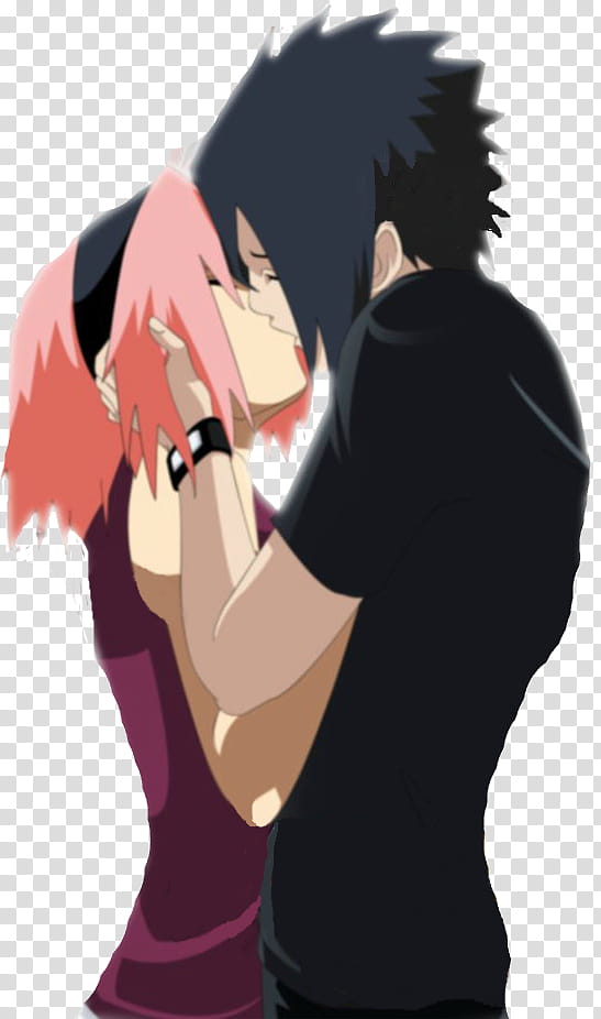 Anime image of naruto characters kissing