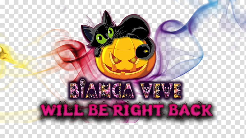 Bianca Be Right Back Halloween Screen transparent background PNG clipart
