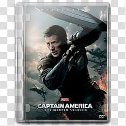 Captain America The Winter Soldier DVD Icons, Captain America The Winter Soldier  transparent background PNG clipart