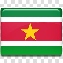 All in One Country Flag Icon, Suriname-Flag- transparent background PNG clipart