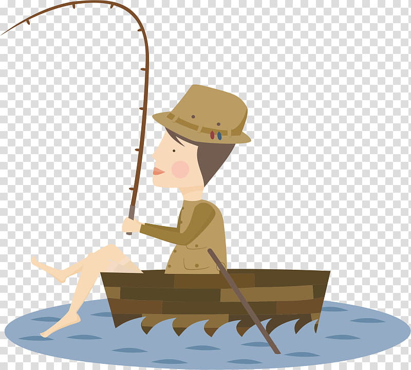 Boat, Fisherman, Fishing, Angling, Fishing Rods, Fishing Vessel, Fishing Trawler, Fishing Bait transparent background PNG clipart