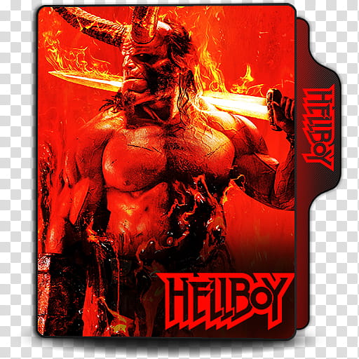 Hellboy  Movie Folder Icon , Hellboy () transparent background PNG clipart