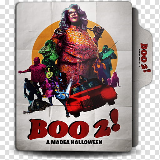 Boo  A Madea Halloween  Folder Icon, Boo  (b) transparent background PNG clipart