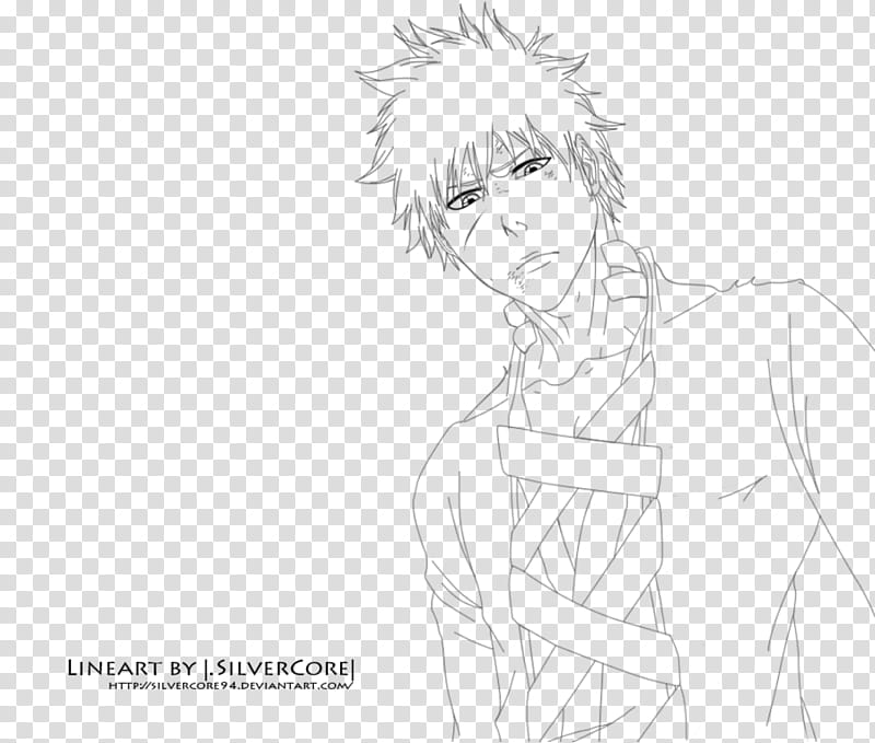 , Kurosaki lineart, man's sketch transparent background PNG clipart , Kurosaki lineart, man's sketch transparent background PNG clipart