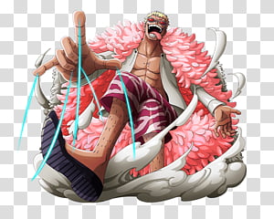 Donquixote Doflamingo One Piece Character Transparent Background Png Clipart Hiclipart