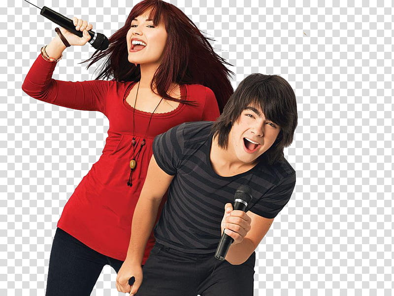 Jemi, Camp Rock Joe Jonas and Demi Lovato transparent background PNG clipart