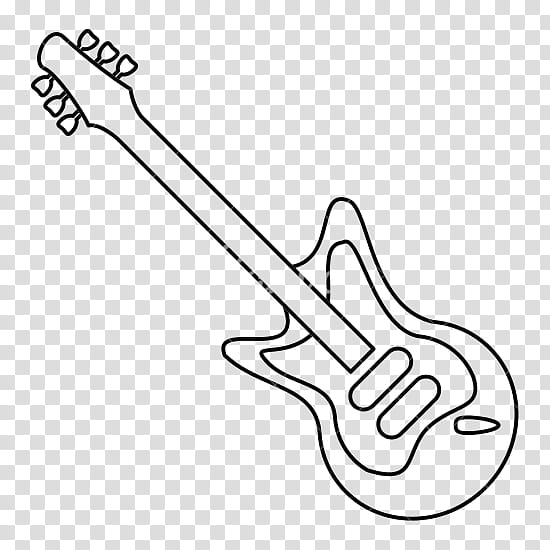 Guitar, Line Art, Music, Electric Guitar, Drawing, Musical Instruments, Trumpet, Acoustic Guitar transparent background PNG clipart