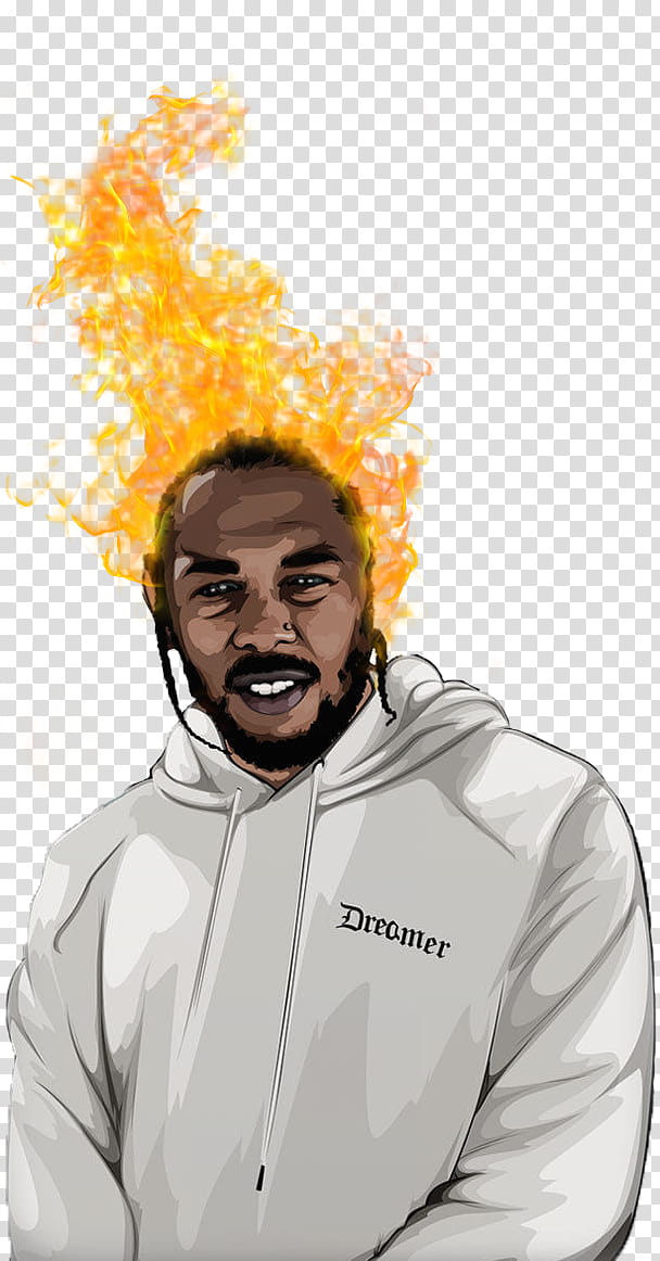 Kendrick Lamar Flame transparent background PNG clipart