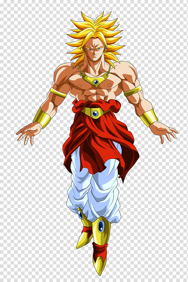 Old Broly SS transparent background PNG clipart