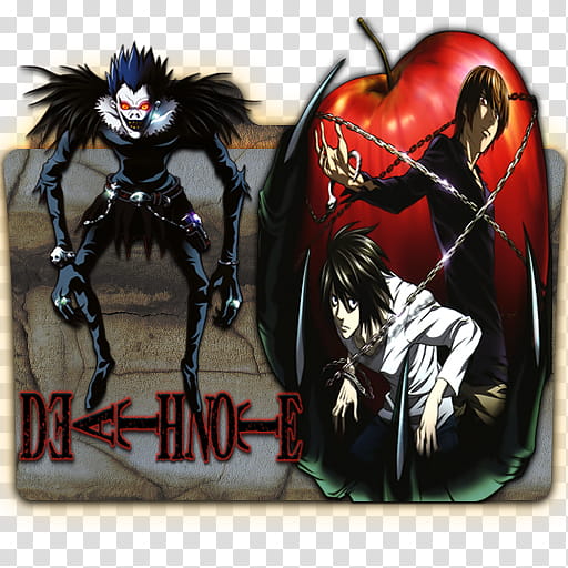 TV Shows Ultimate Folder Icon  Version , Death Note transparent background PNG clipart