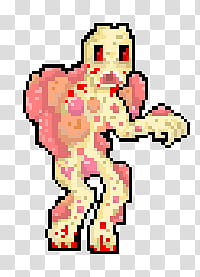 Pus Zombie: Pixel Art  transparent background PNG clipart
