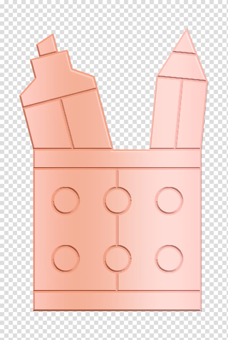 Pencil icon Pen container icon Business and Office icon, Pink, Origami, Craft, Creative Arts transparent background PNG clipart