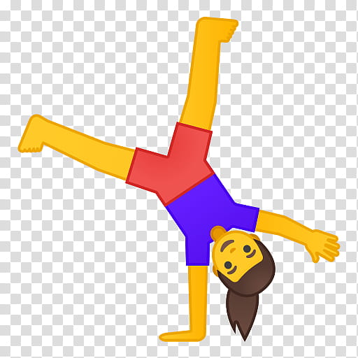 Emoji, Cartwheel, Handstand, Zerowidth Joiner, Blob Emoji, Gymnastics, Human Skin Color, Dark Skin transparent background PNG clipart