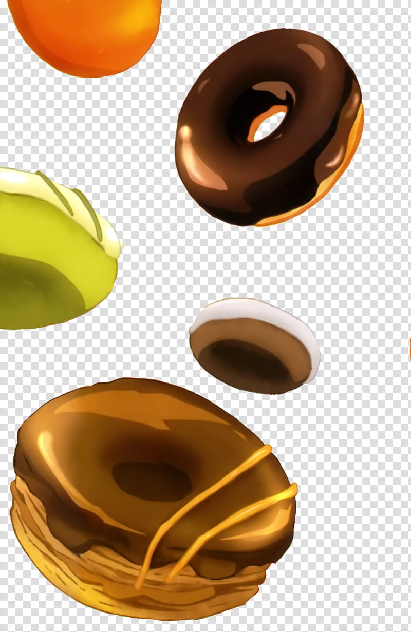 , chocolate glazed donuts illustration transparent background PNG clipart