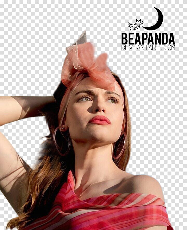 Holland Roden, woman with a bandana transparent background PNG clipart